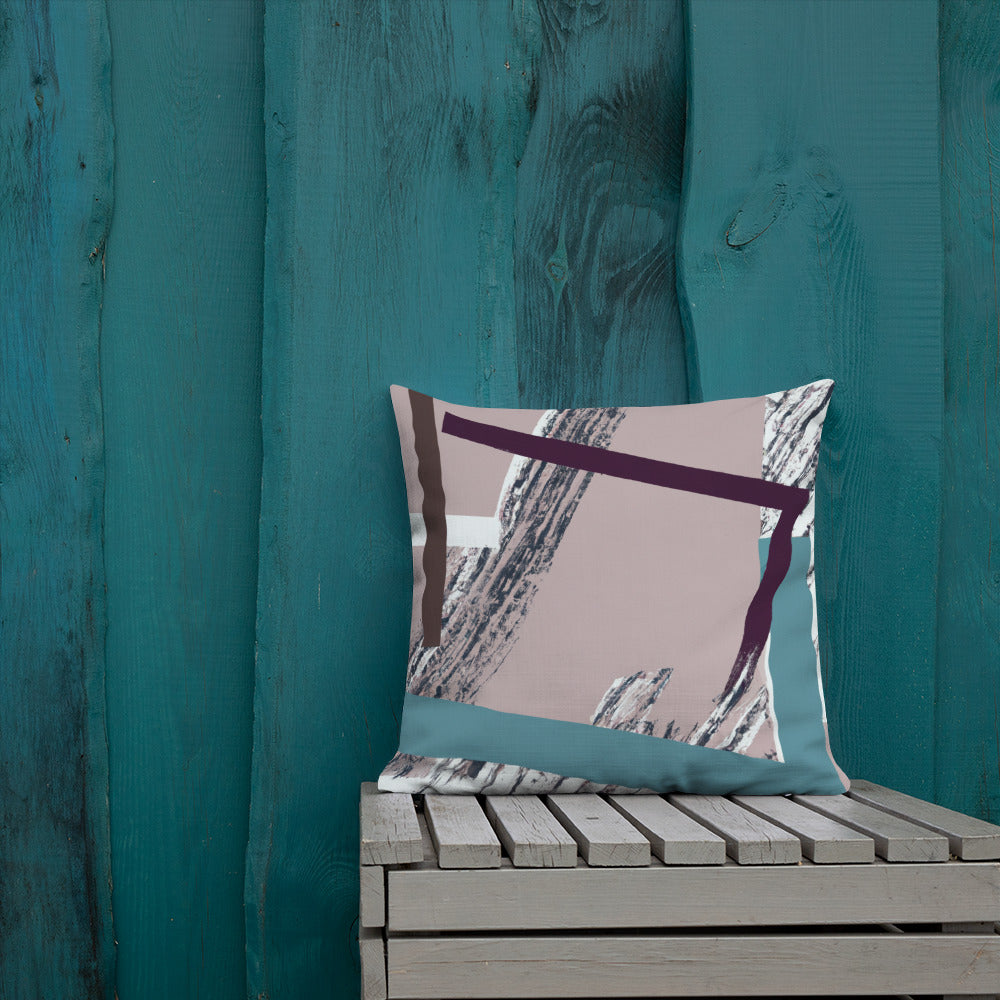 Abstract Print Premium Pillow