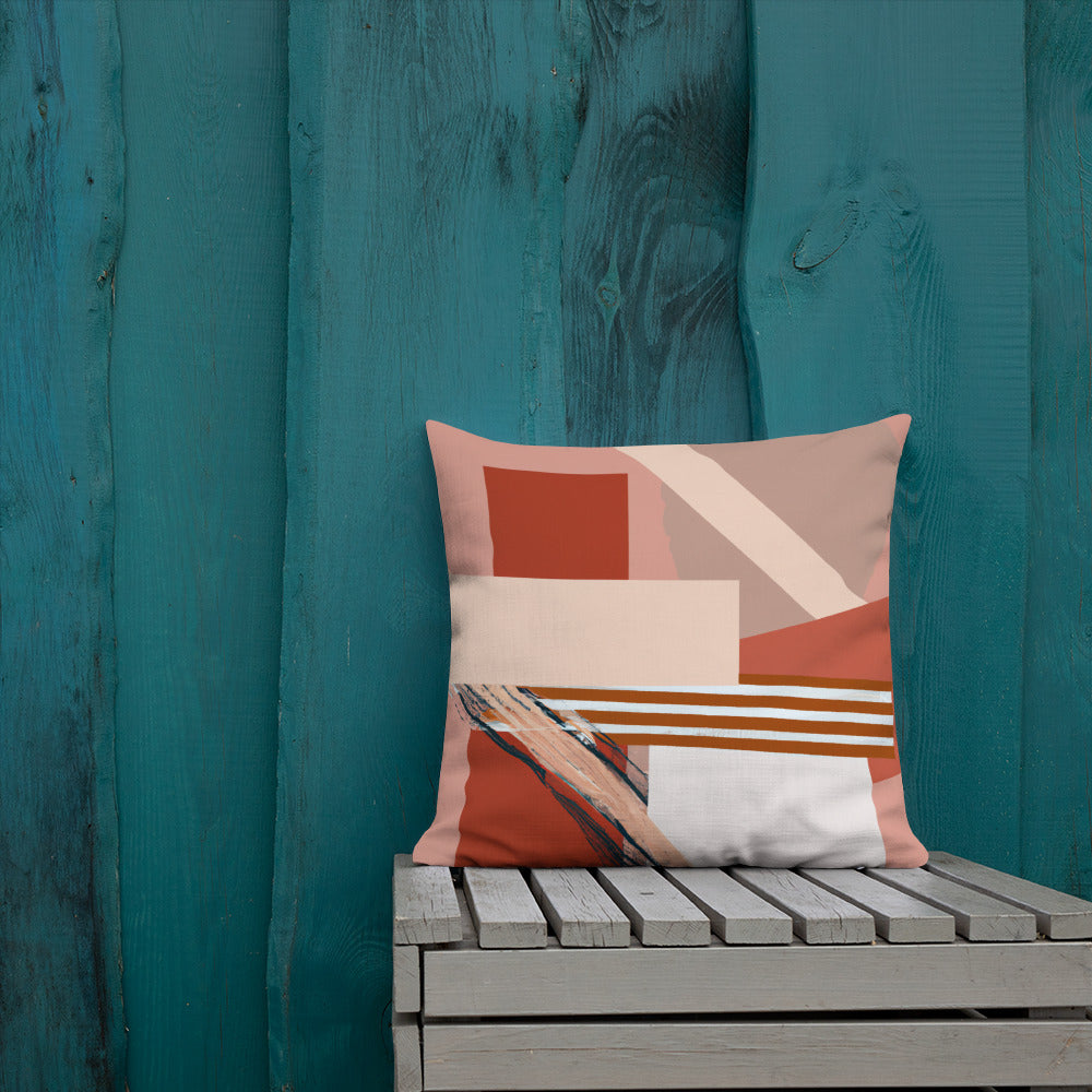 Abstract Print Premium Pillow