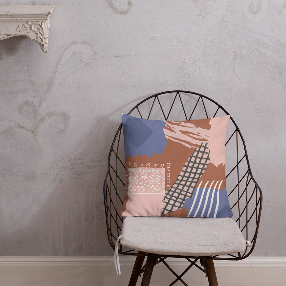 Abstract Print Premium Pillow