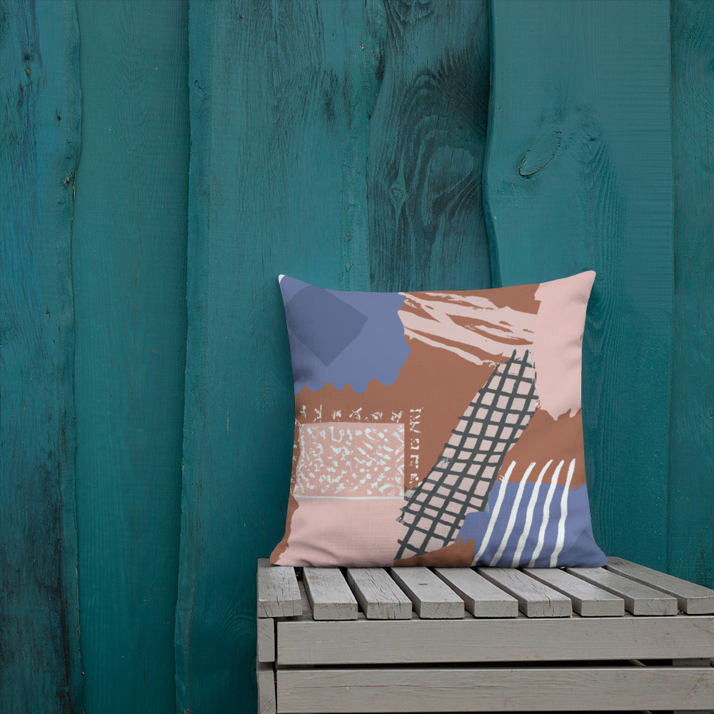 Abstract Print Premium Pillow