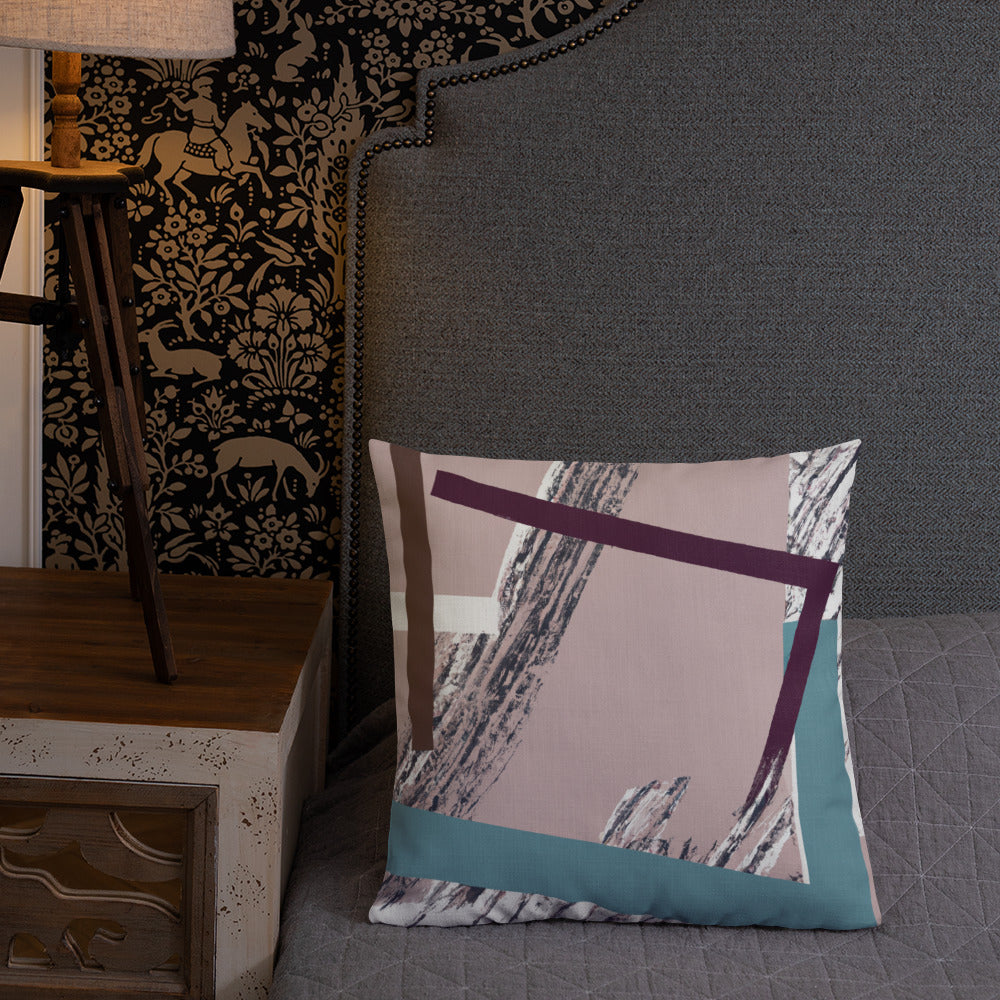 Abstract Print Premium Pillow