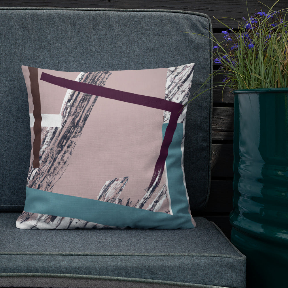 Abstract Print Premium Pillow