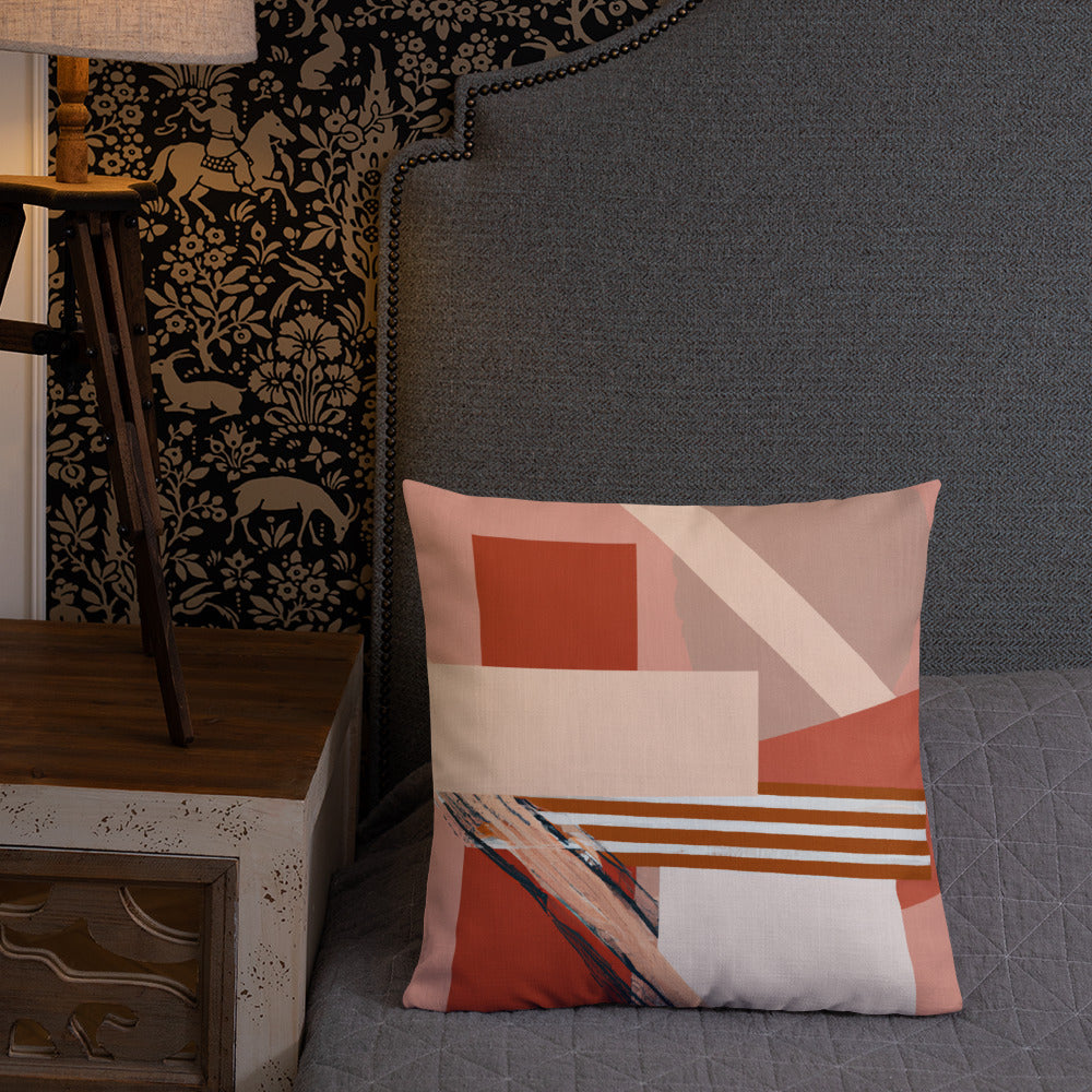 Abstract Print Premium Pillow