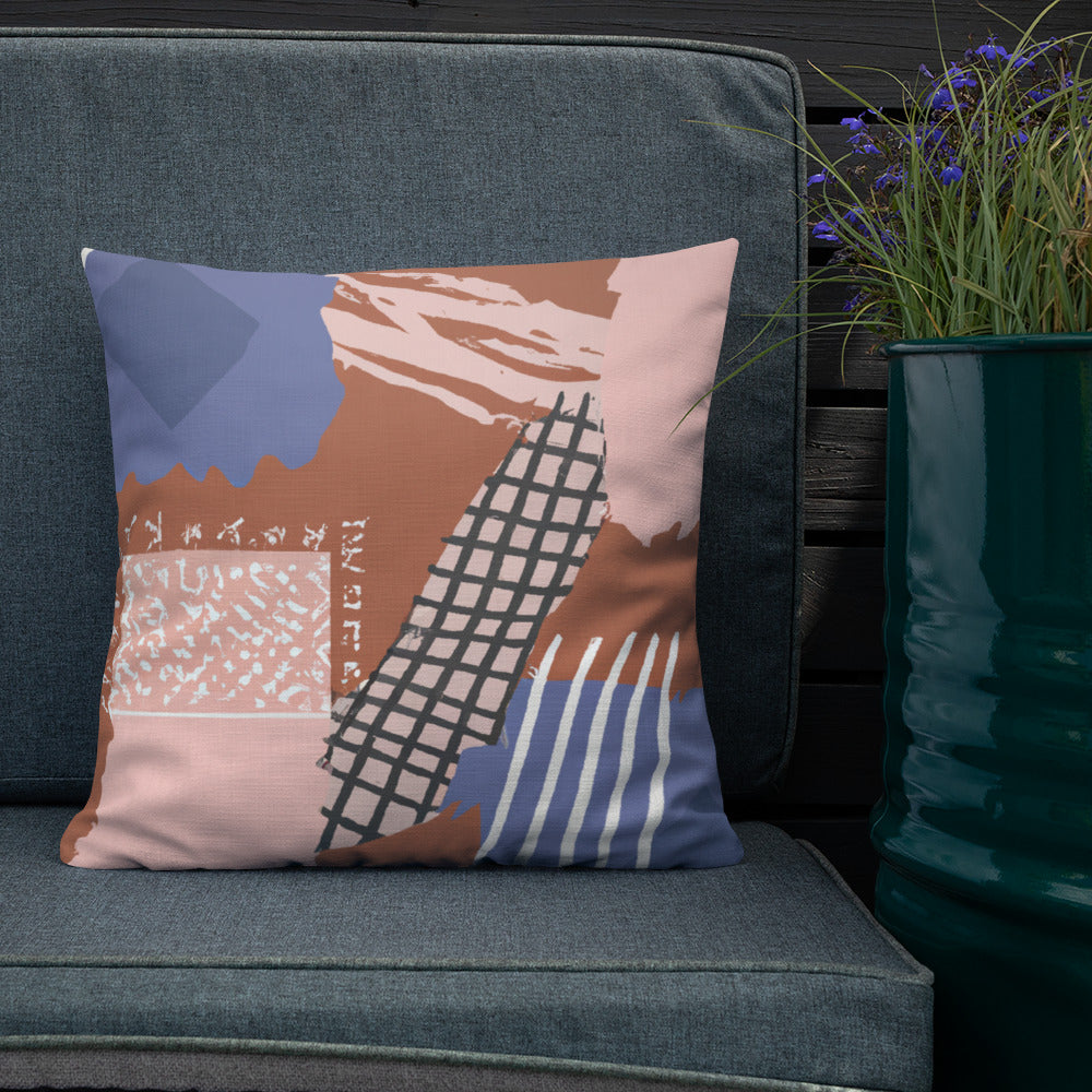 Abstract Print Premium Pillow