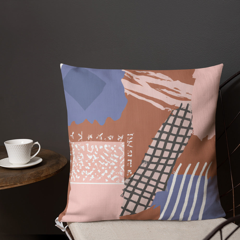 Abstract Print Premium Pillow