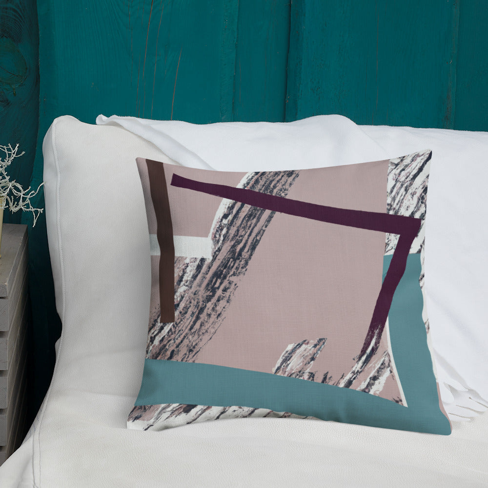 Abstract Print Premium Pillow