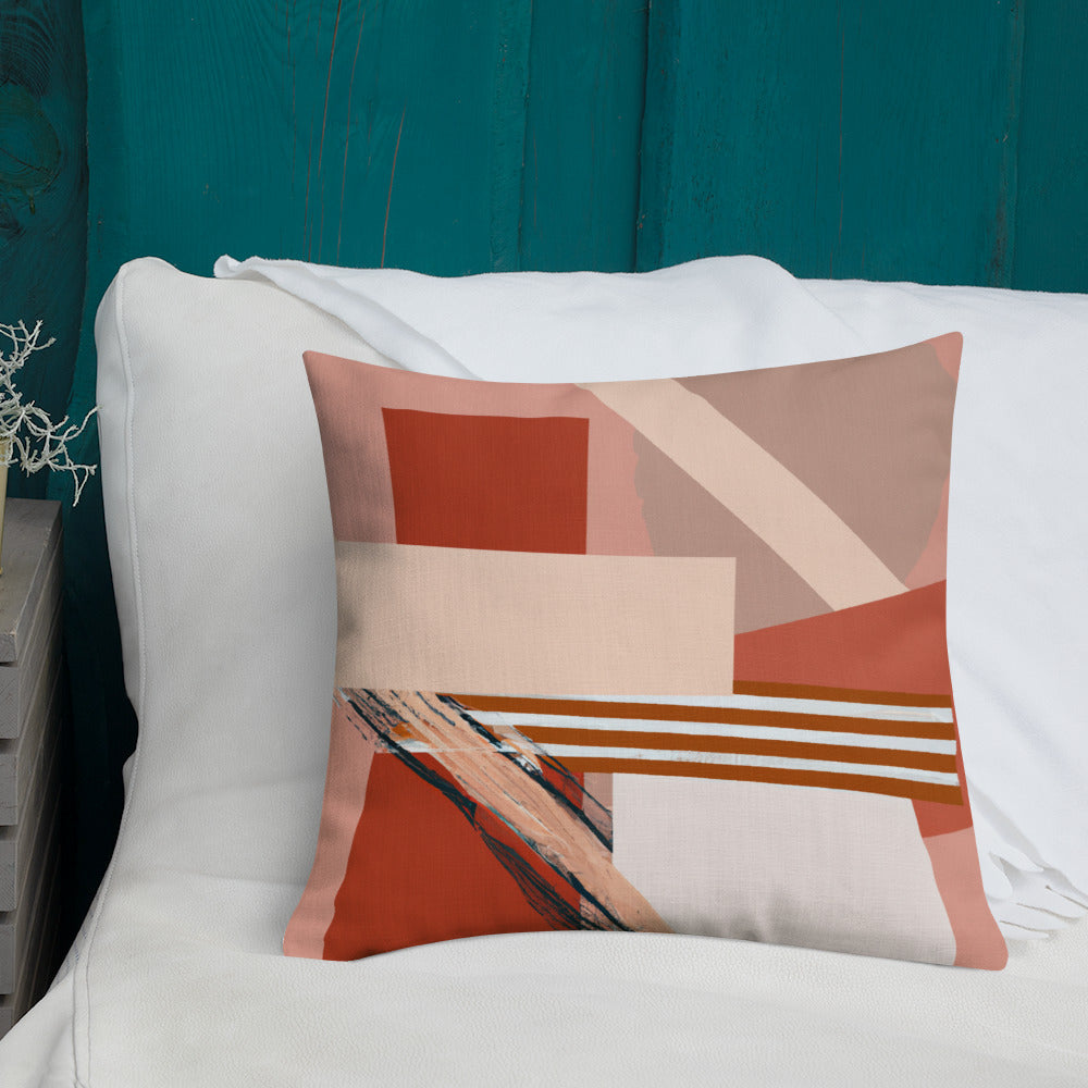 Abstract Print Premium Pillow