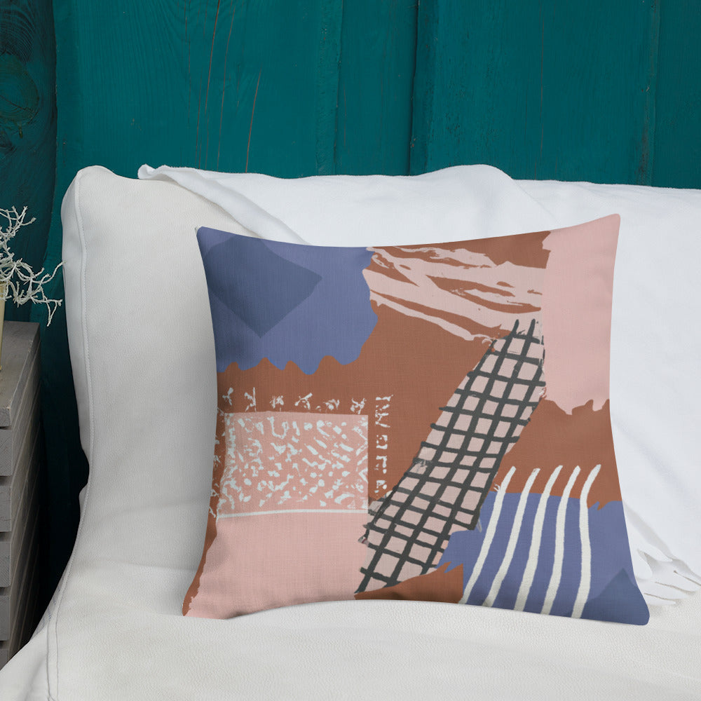 Abstract Print Premium Pillow