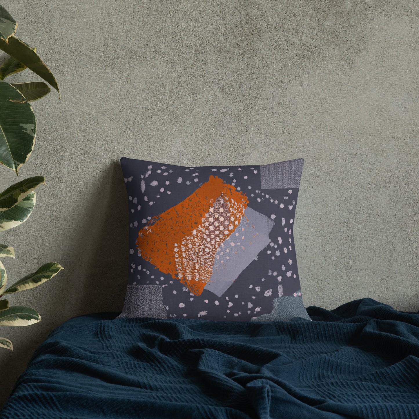 Abstract Print Premium Pillow
