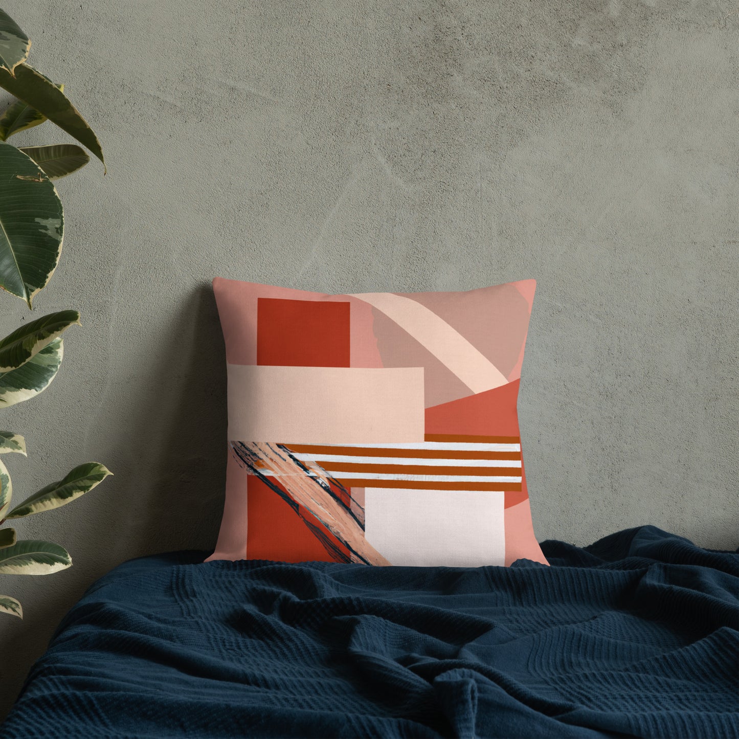 Abstract Print Premium Pillow