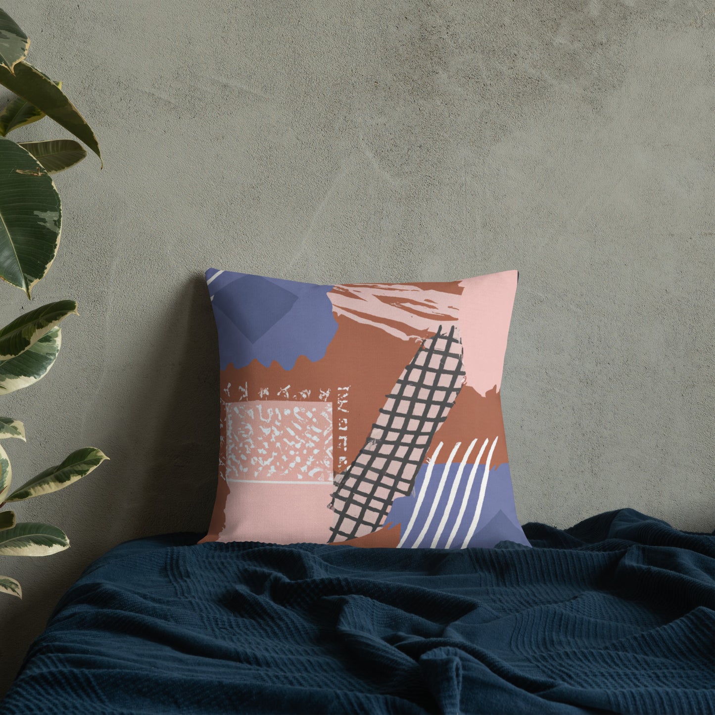 Abstract Print Premium Pillow