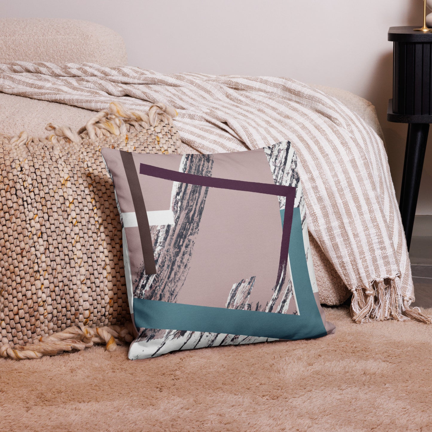 Abstract Print Premium Pillow
