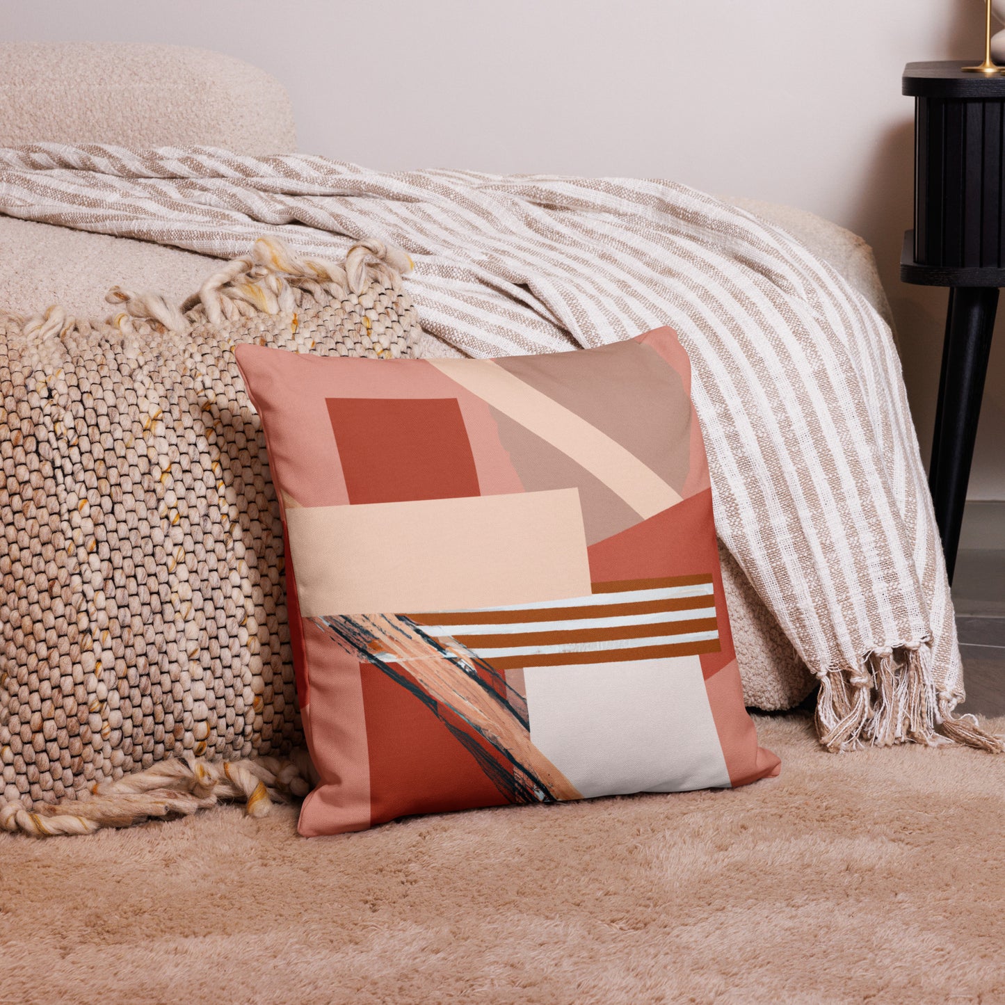Abstract Print Premium Pillow