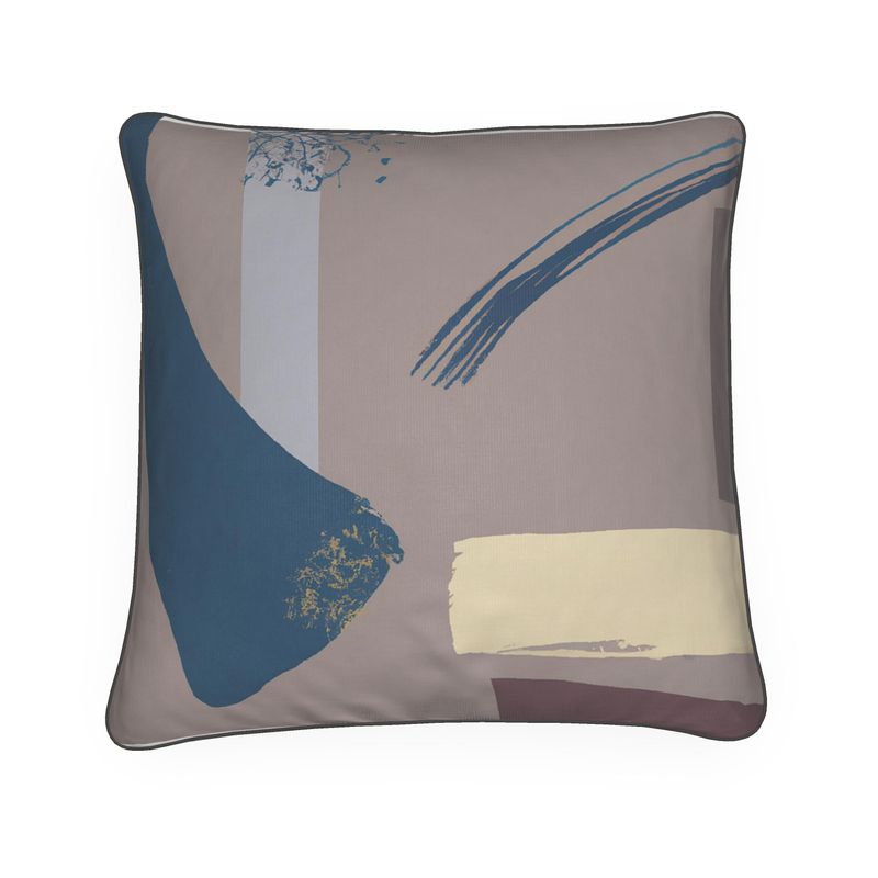 Abstract Print Cushion-Whispers in the Wind