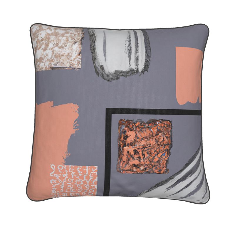 Abstract Print Cushion-Mirage of the Mind