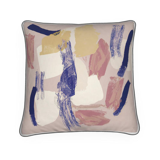 Abstract Print Cushion-Fluid Dreams