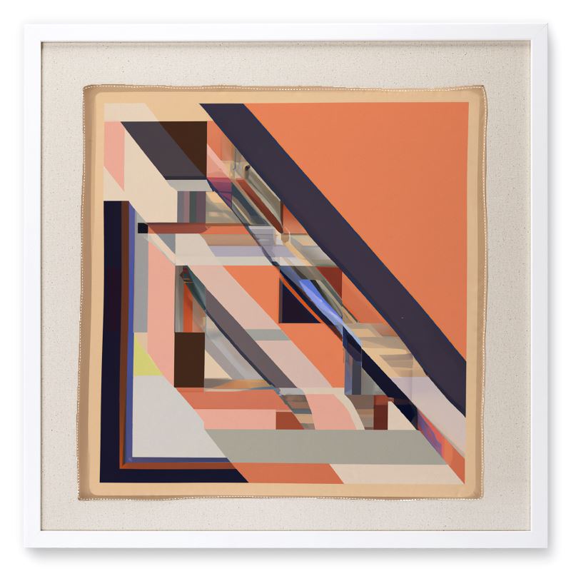 Framed Silk Scarf