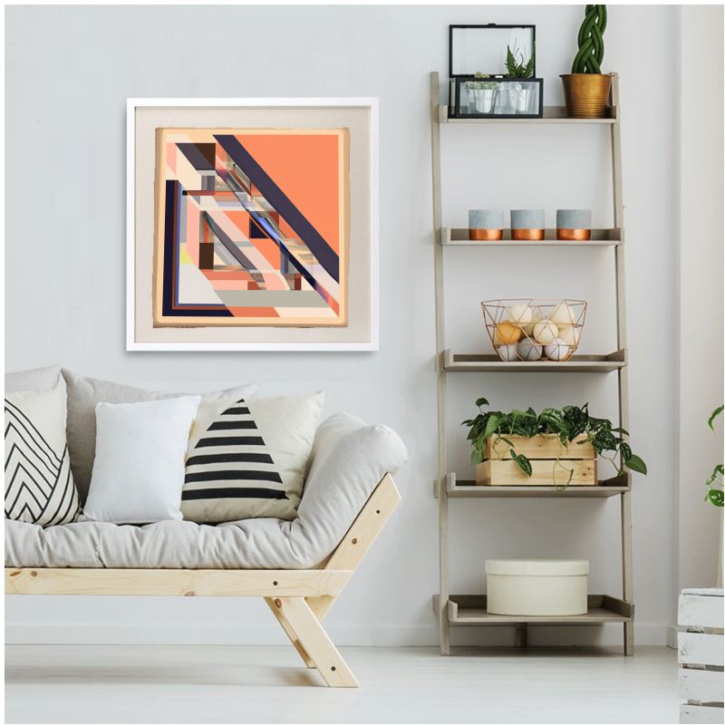 Framed Silk Scarf