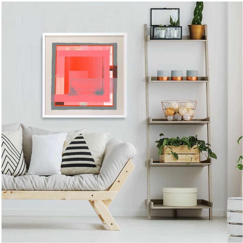 Framed Silk Scarf
