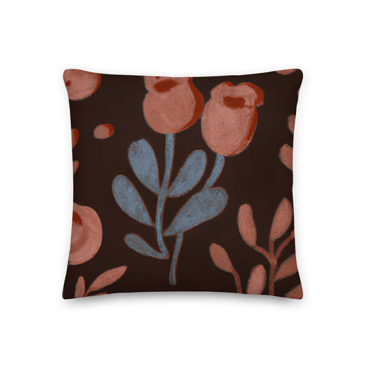 Floral Print Premium Pillow