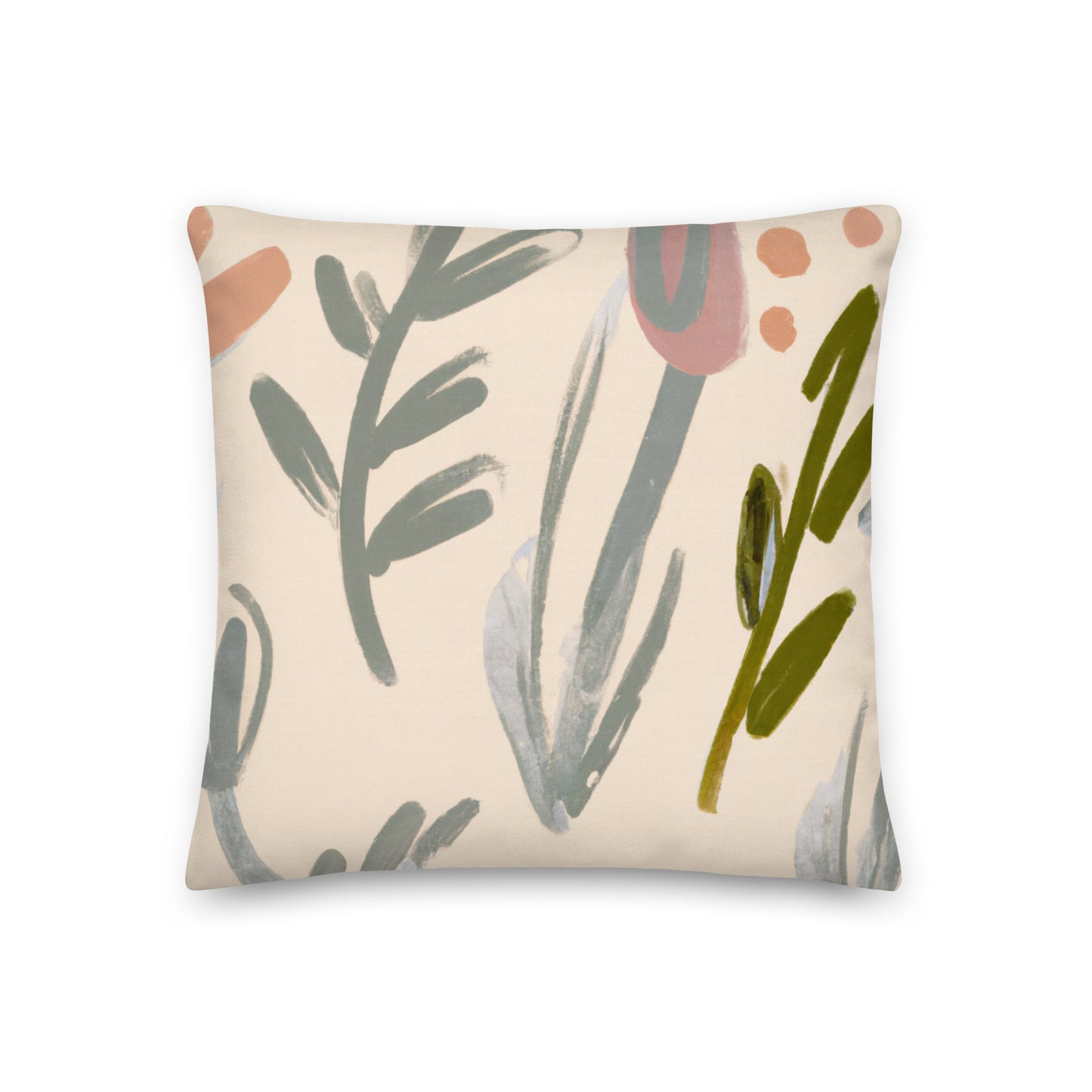 Floral Print Premium Pillow