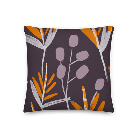 Floral Print Premium Pillow