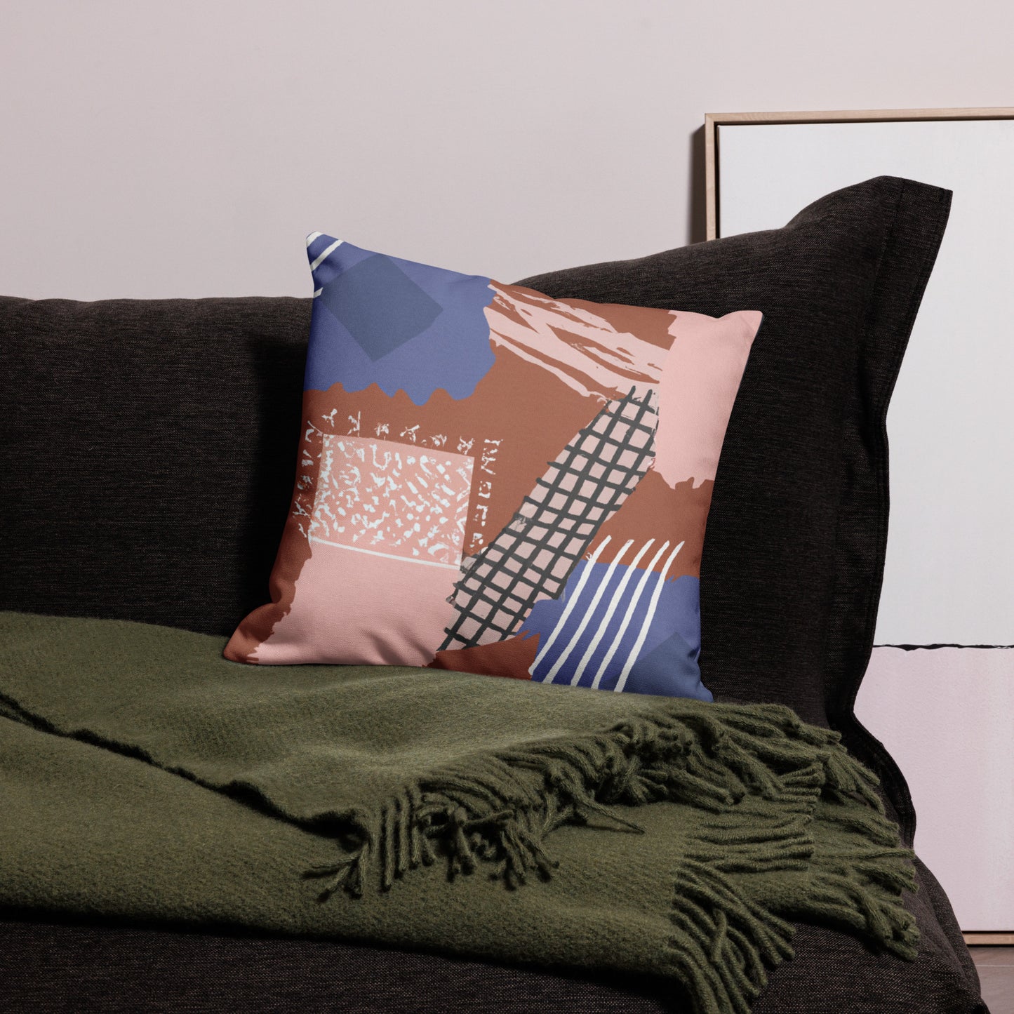 Abstract Print Premium Pillow