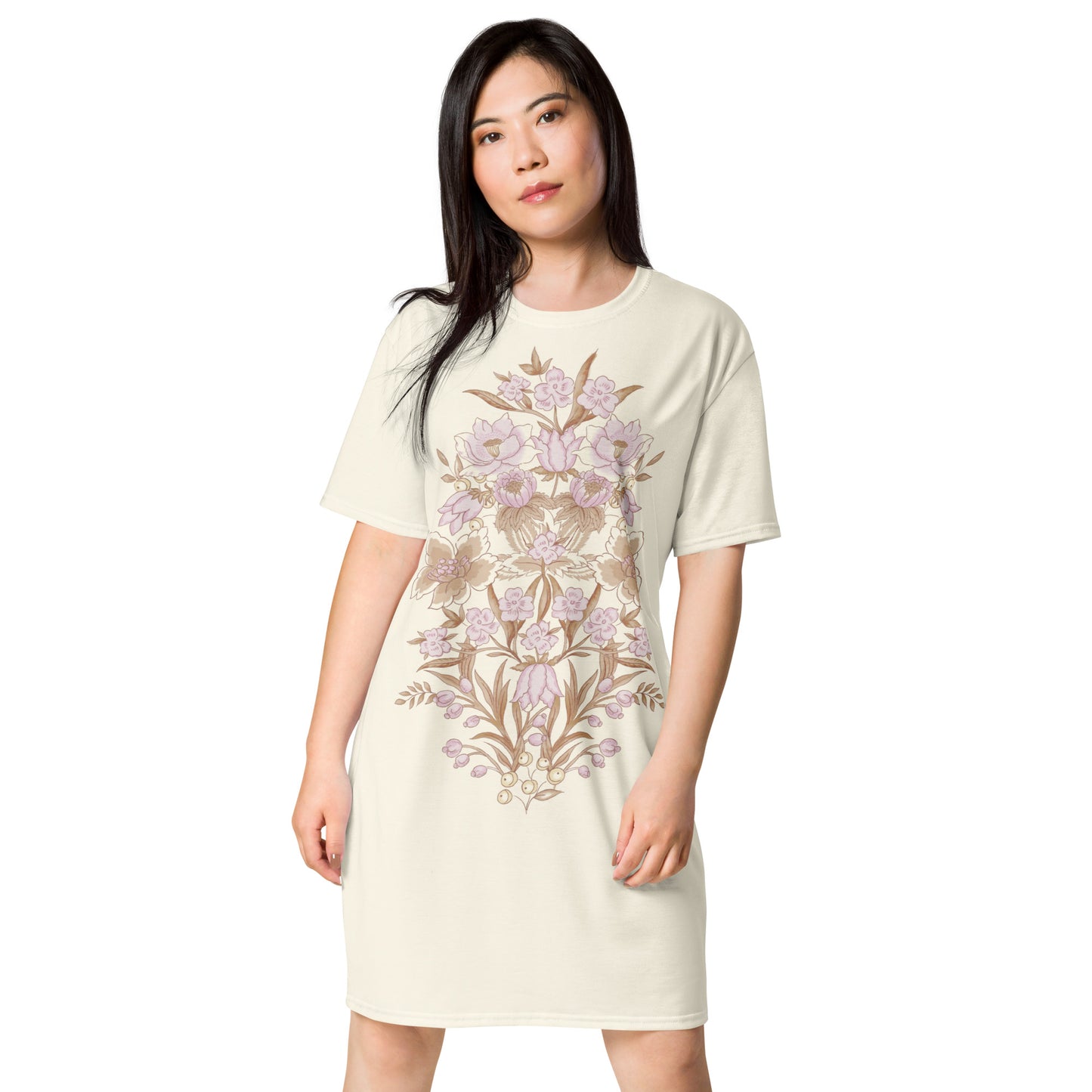 Flower Print T-Shirt Dress