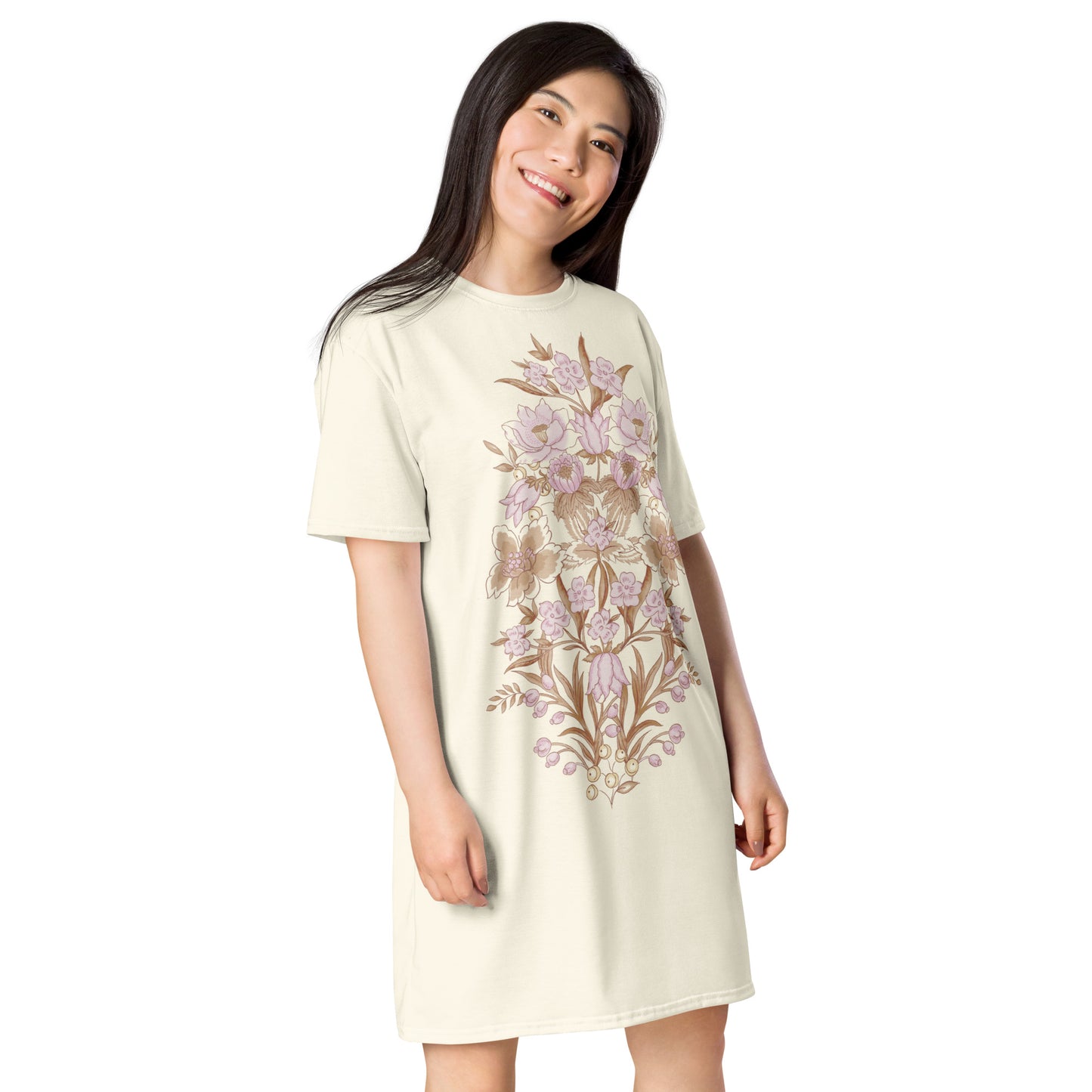 Flower Print T-Shirt Dress